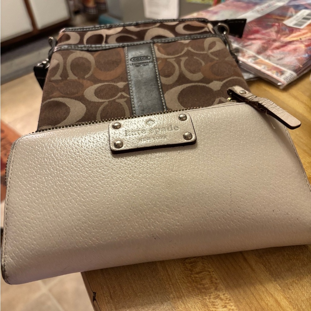 Vintage Kate Spade Wallet & Coach Crossbody Bag